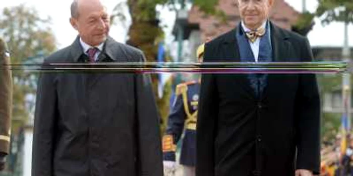 Preşedintele Republicii Estonia, Toomas Hendrik Ilves, a fost primit de Traian Băsescu la Palatul Cotroceni FOTO Mediafax