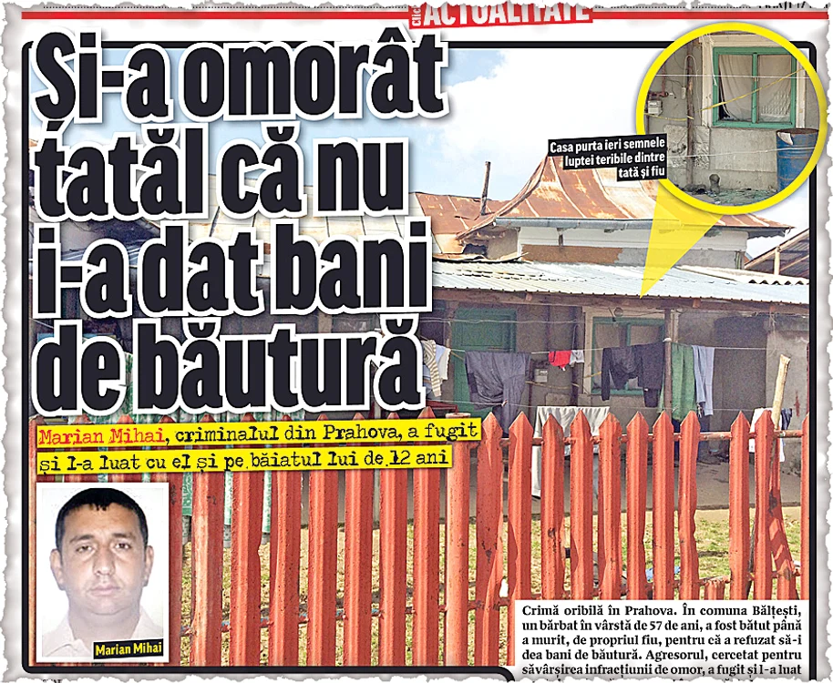Click! a prezentat în ediţia de marţi detalii despre odioasa crimă