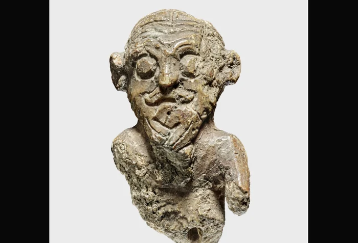 Chipul de viking de la Muzeul Național al Danemarcei FOTO Via. ritzau, dk