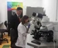 Călin Brandabur în laboratorul de la OncoGen FOTO Ştefan Both