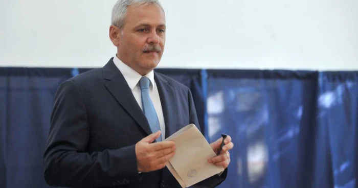 Liviu Dragnea voteaza la colegiul A.D. Xenopol FOTO Mediafax 