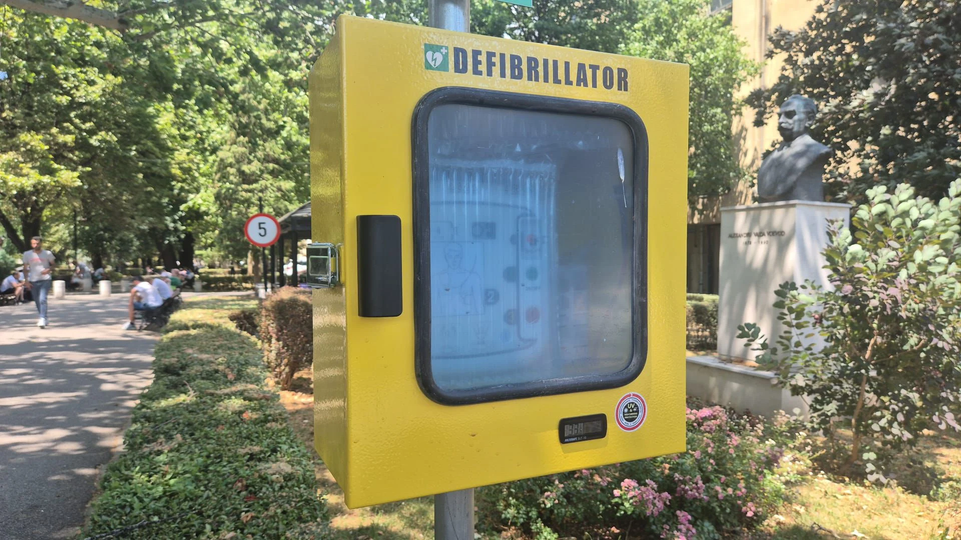 Cinci defibrilatoare au fost montate în Sibiu, în urma unei campanii susținute la Maratonul Internațional