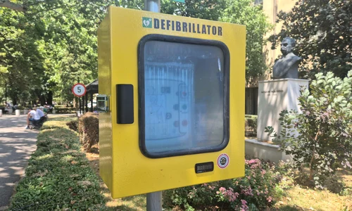 defibrilator Parc Astra Sibiu FOTO Primăria Sibiu