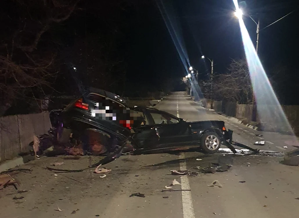 Coliziunea a fost extrem de violentă FOTO Poliția Neamț