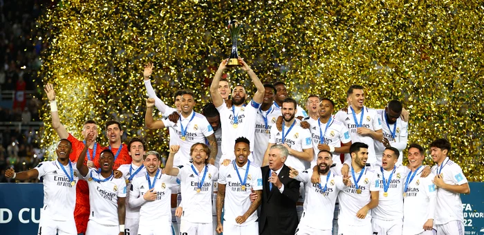 Real Madrid, pentru a 5-a oară campioana lumii. Foto Getty images