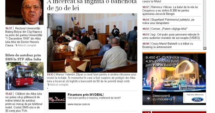 Site-ul a fost relansat într-o prezentare mai dinamică