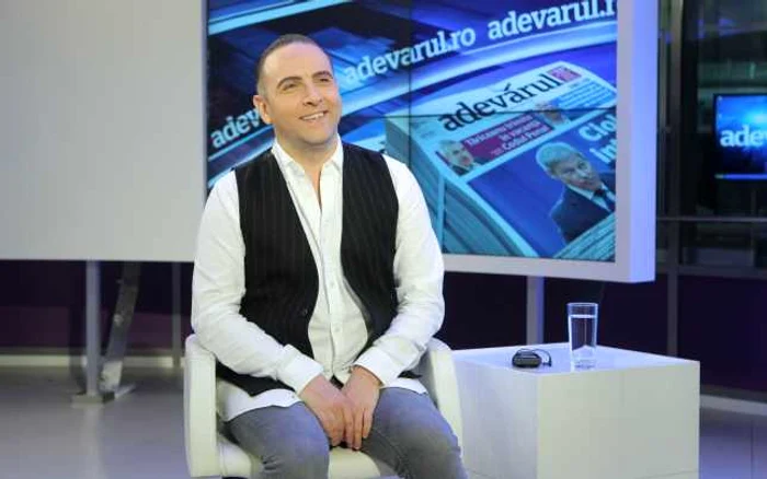 Răzvan Mazilu, în studioul Adevărul Live FOTOGRAFII: Eduard Enea
