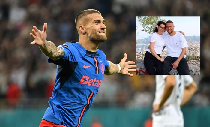 Daniel Bîrligea i-a dedicat primul gol de la FCSB mamei lui (FOTO: Sportpictures)