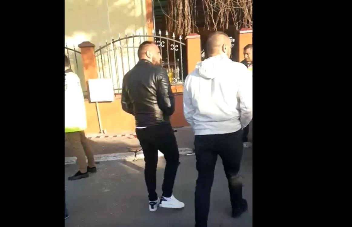 Poliţia a intervenit la faţa locului Captură video