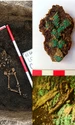 Mormântul unui copil, descoperit în județul Neamț (© Facebook / Vasile Diaconu – archaeologist)