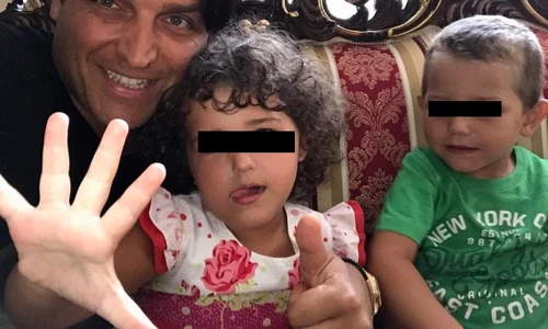 Bogdan Ionescu și cei doi copii, Sofia Anais și Traian Junior jpeg