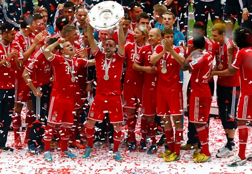 Jucătorii lui Bayern sunt obişnuiţi cu trofeele