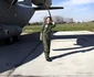 Simona Maierean femeie-pilot MIG 21 Lancer FOTO Arhivă Personală