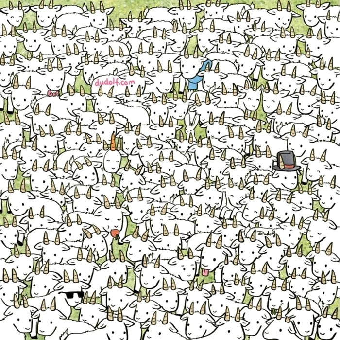 Unde se află oaia din imagine / foto: Dudolf