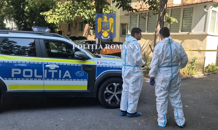 Evenimentul șocant s-a petrecut într-un cartier liniștit din Craiova FOTO: IPJ Dolj