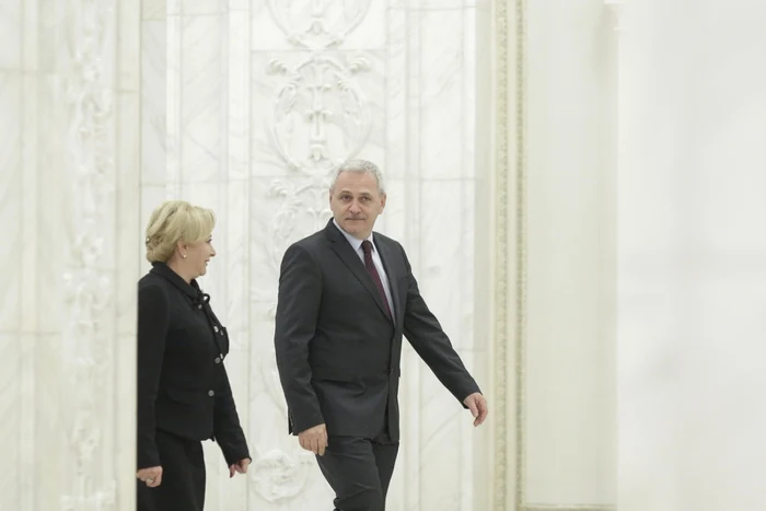 Viorica Dăncilă şi Liviu Dragnea FOTO Inquam Photos / Octav Ganea