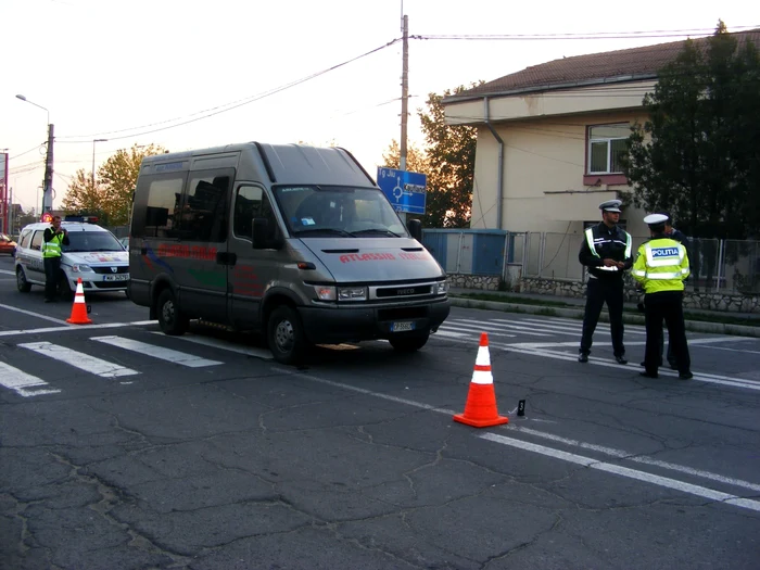 Locul unde s-a petrecut accidentul de circulaţie FOTO Corina Macavei