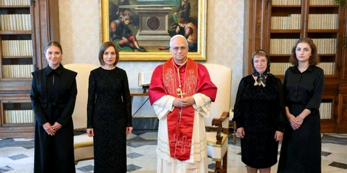 Maia Sandu Papa Leon FOTO Facebook jpg