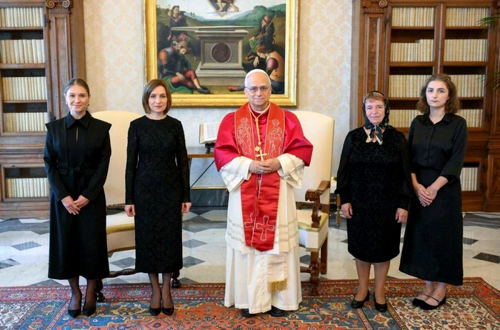 Maia Sandu a fost primită în audiență de Papa Leon al XIV-lea. FOTO: Facebook