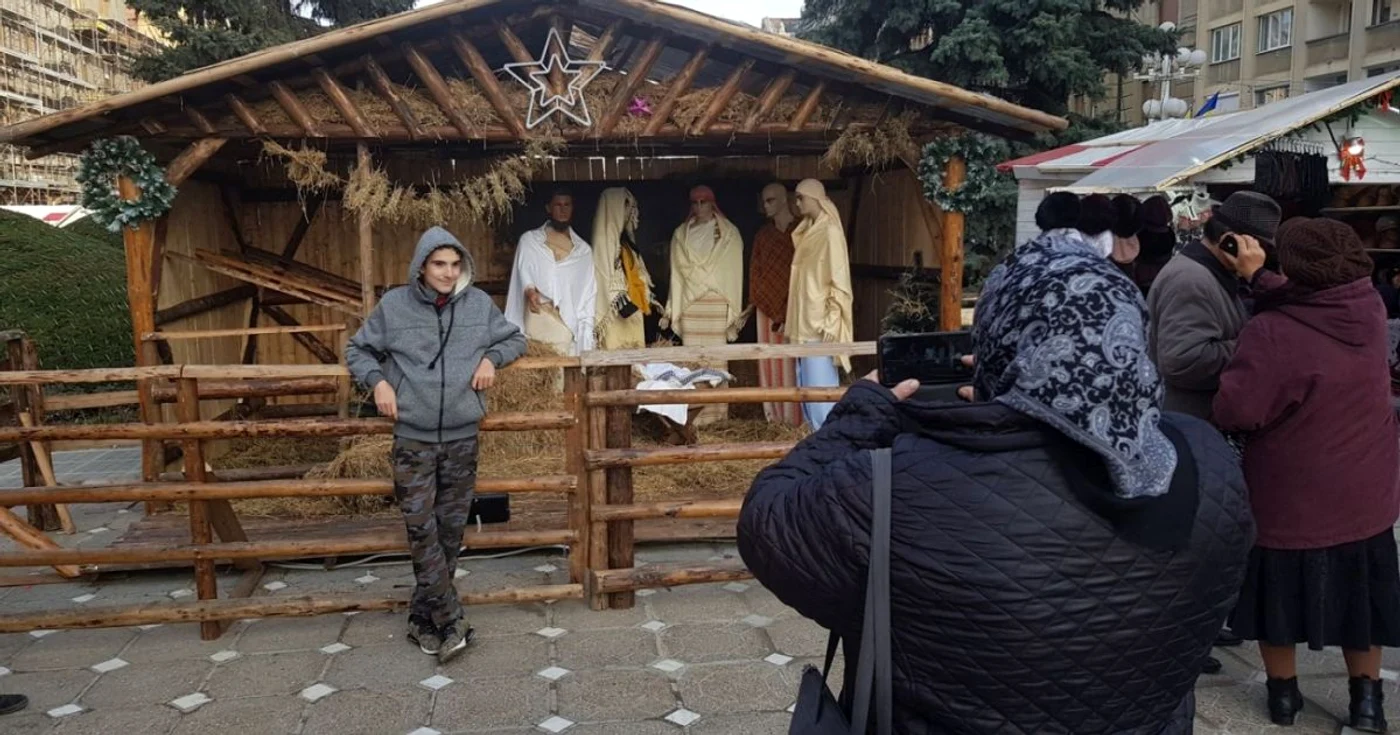 Ieslea de la Târgul de Crăciun din Timişoara 