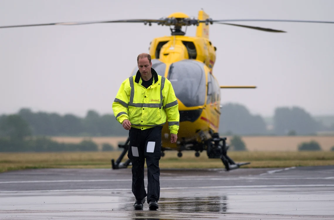William, pilot la ambulanța aeriană, în 2015, GettyImages (3) jpg