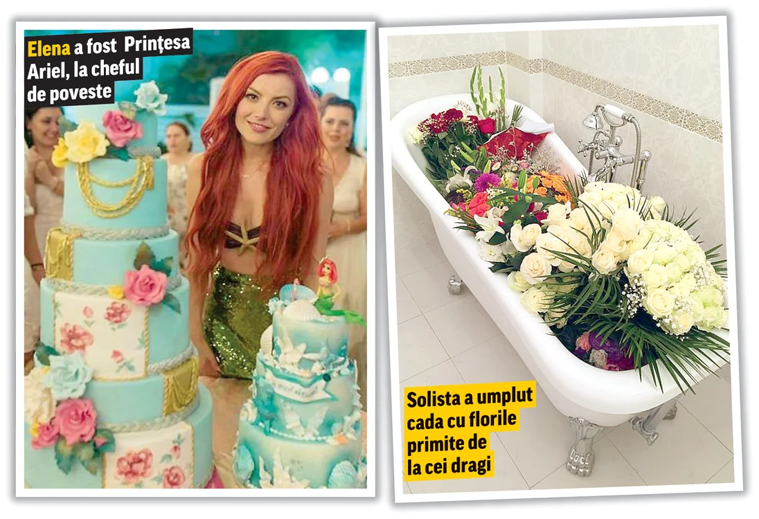 
    Elena Gheorghe s-a îmbrăcat în prințesă la 30 de ani   
