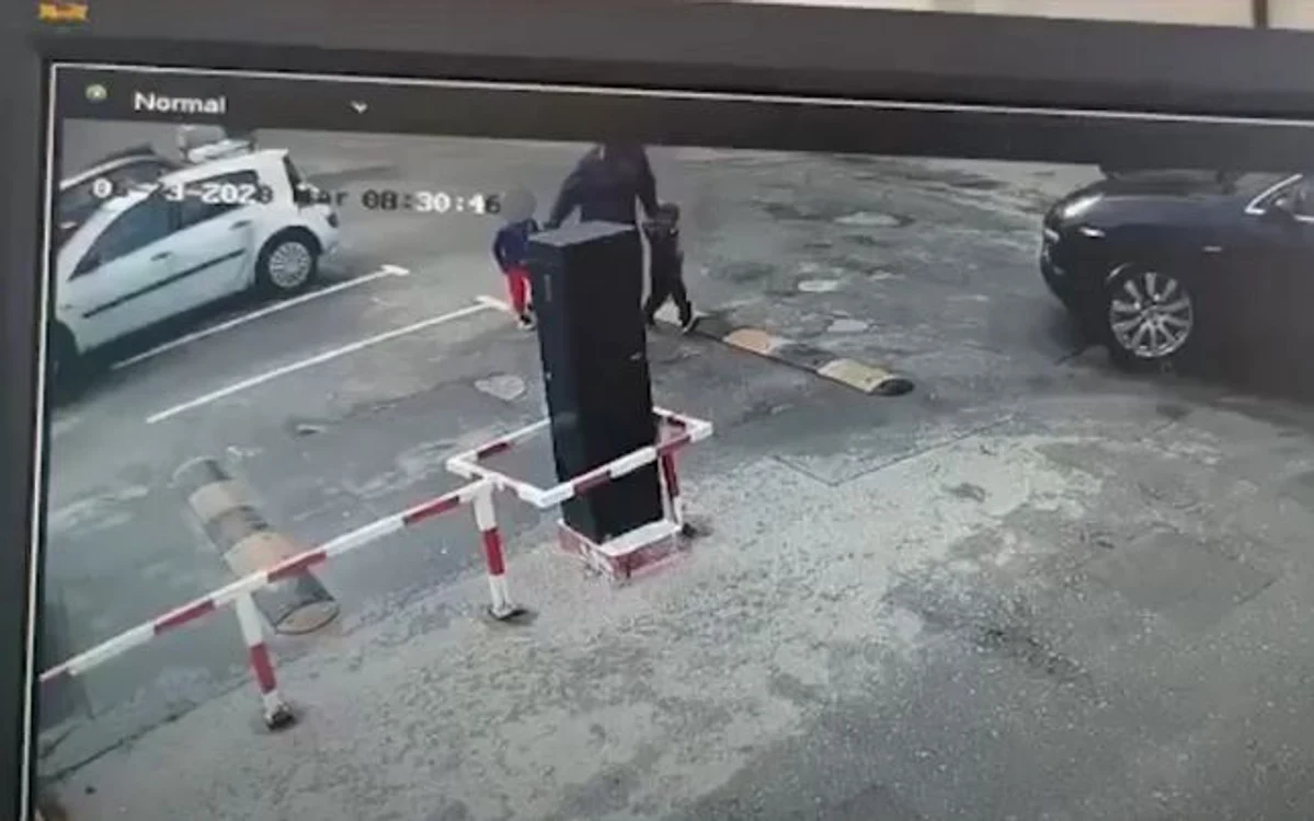 Captură video înainte de momentul impactului Imagine: EuropaFM