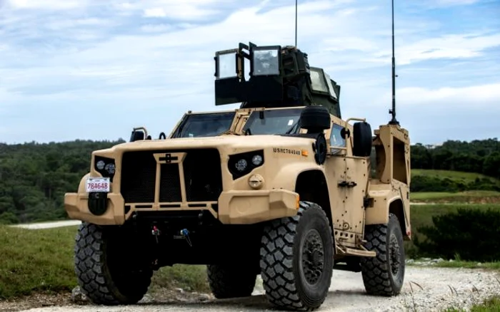 Oshkosh JLTV sunt folosite de militarii aliaţi în cele mai periculoase zone de conflict FOTO 3rd Marine Division/Lance Cpl. Ujian Gosun