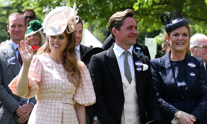 Prințesa Beatrice de York, Edoardo Mapelli Mozzi, Sarah Ferguson la Royal Ascot   profimedia 1011849859 jpg