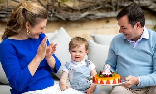 Prințul Charles de Luxembourg, Prințul Guillaume și Prințesa Stéphanie jpg