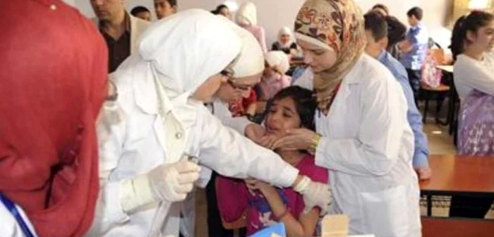 Campanie de vaccinare anti-polio, în Siria