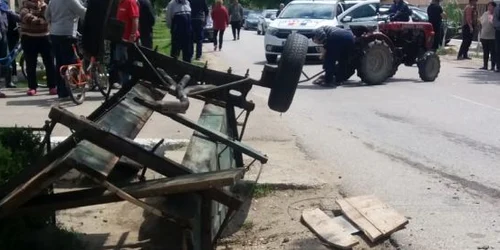 Accident rutier în Teleorman FOTO ISU Teleorman