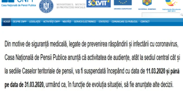 cnpp suspendare activitate