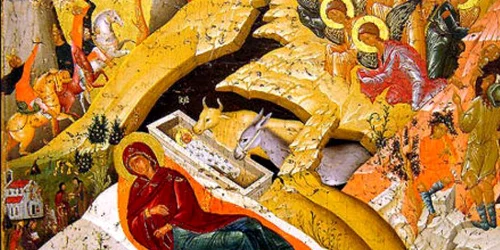 Icoana cu Naşterea Domnului Iisus Hristos Sursa Arhiepiscopia Tomisului