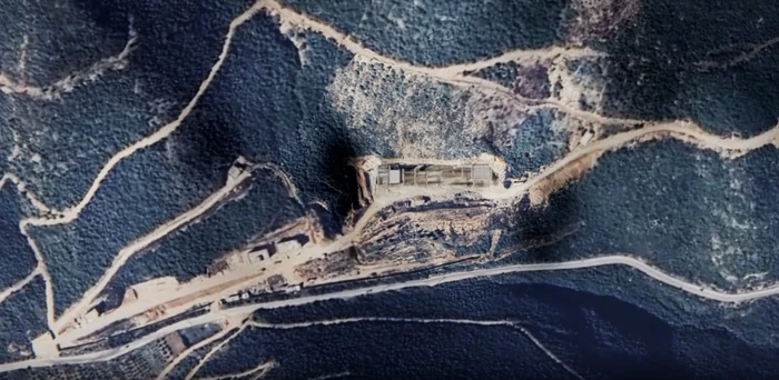 O imagine din satelit a instalației Deep Layer FOTO IDF