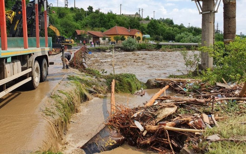 Cod galben de viituri pe râurile mici din județele Bihor și Cluj, până la miezul nopții