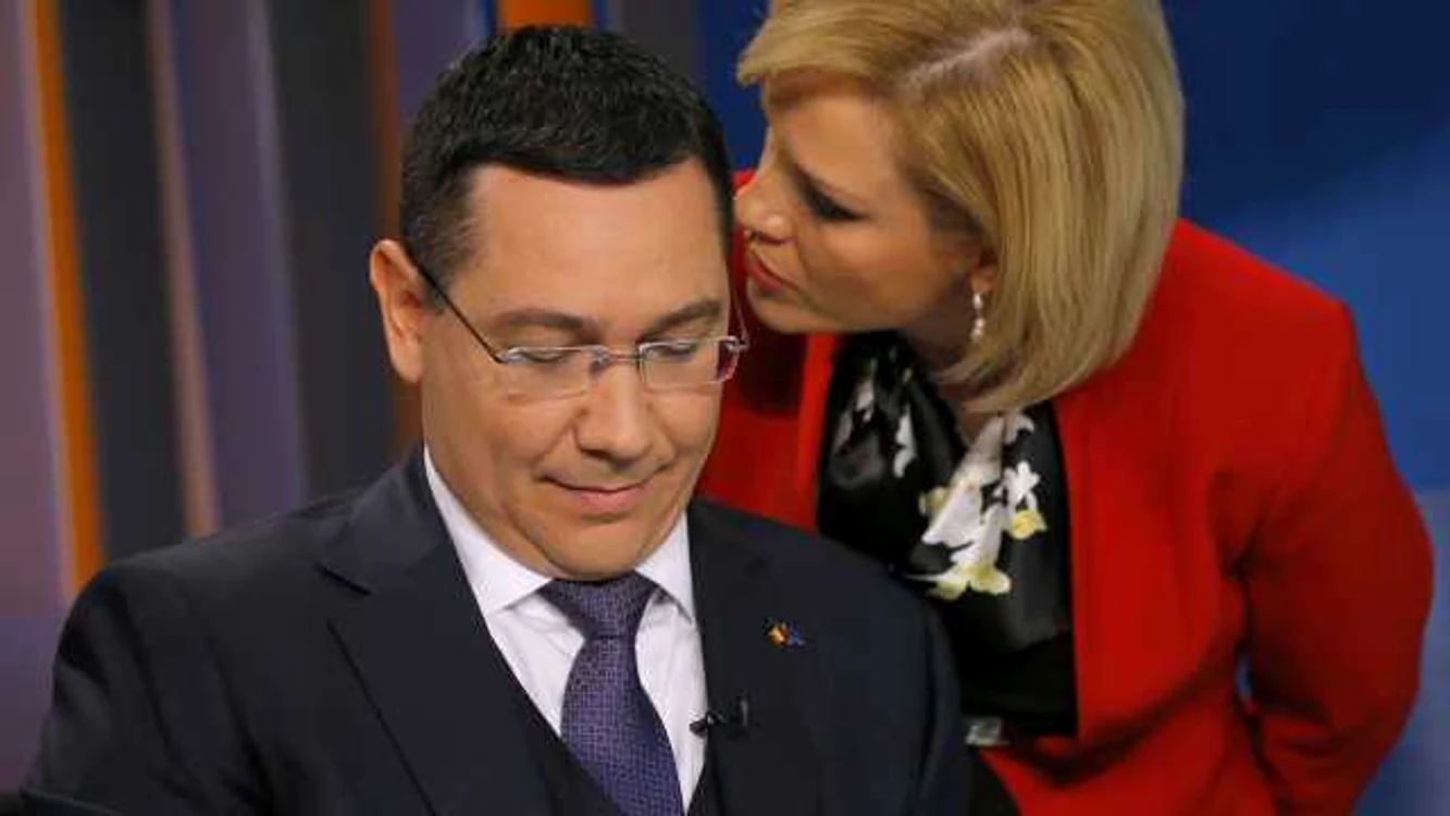 Victor Ponta si Gabriela Firea FOTO Mediafax