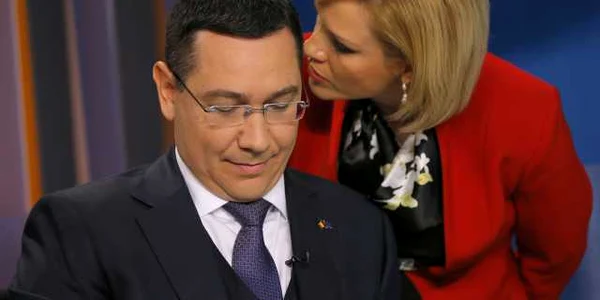 Victor Ponta si Gabriela Firea FOTO Mediafax 