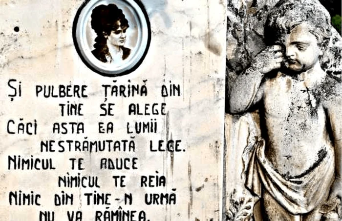 Mormântul poetei este singurul rămas în fostul cimitir FOTO Arhiva Adevărul