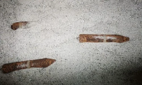 Muniție din al Doilea Război Mondial, descoperită întâmplător într o comună din Olt jpeg