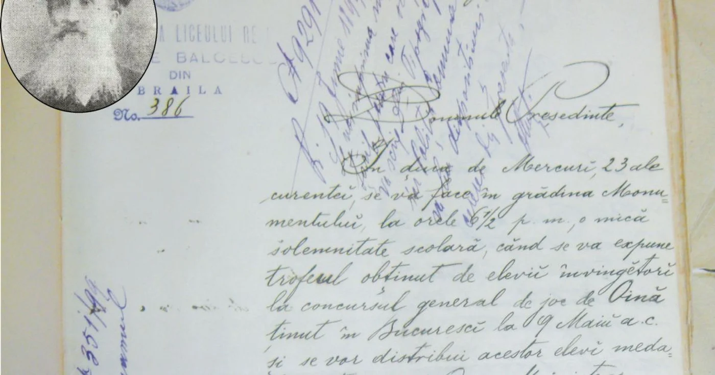 Iniţiatorul jocului de oină şi documentul care atestă că acesta a intrat în atenţia autorităţii