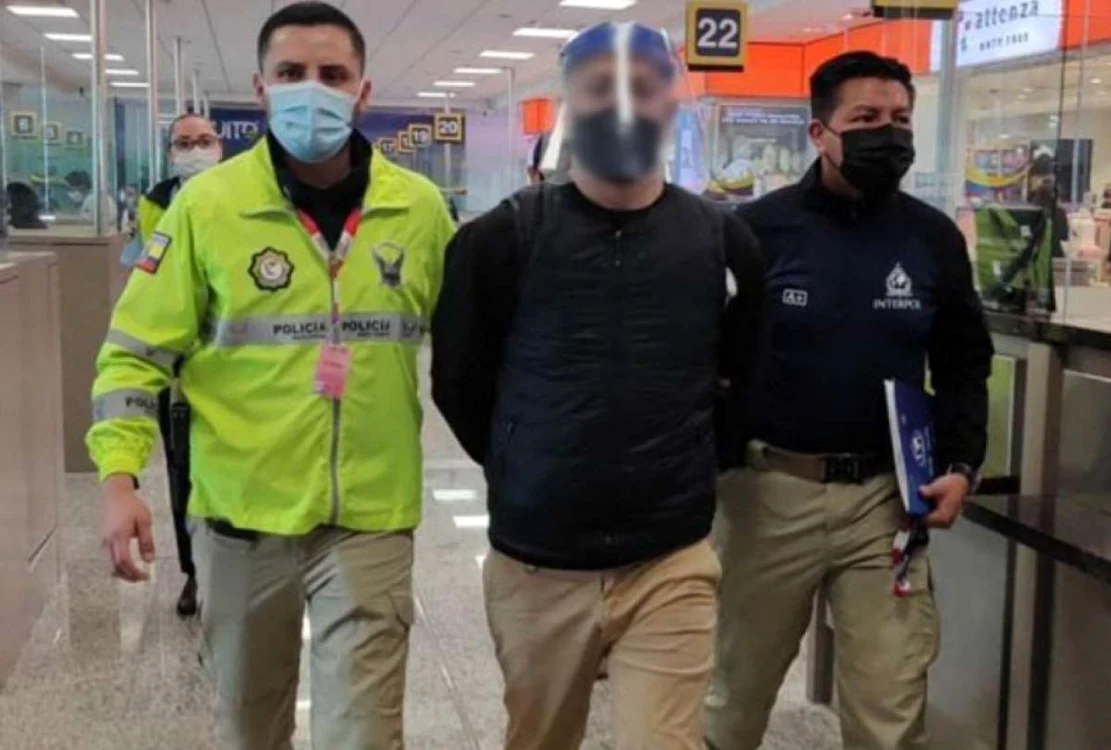 Adrian a fost condamnat la 34 de ani şi 8 luni de închisoare în Ecuador. FOTO EL Telegrafo