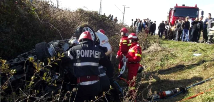 Accidentul s-a produs vineri dimineaţă în Feldru FOTO: mesagerul.ro