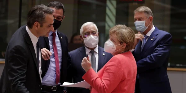 Klaus Iohannis la Summitul UE FOTO EPA-EFE