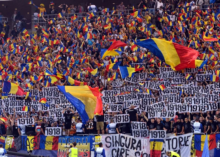 Imagine din tribunele Arenei Naţionale, de la partida Romania-Ungaria, din septembrie 2013, scor 3-0. FOTO Răzvan Păsărică