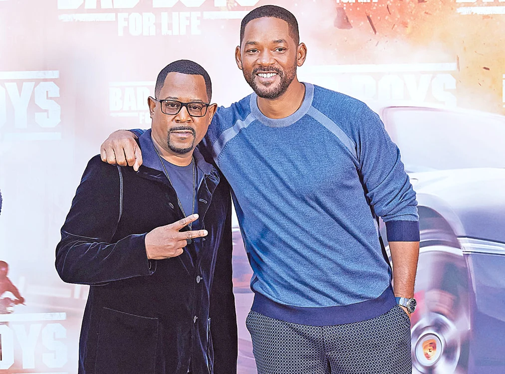 
    Will Smith şi  Martin Lawrence,  la premiera filmului  “Băieţi răi pe viaţă”  