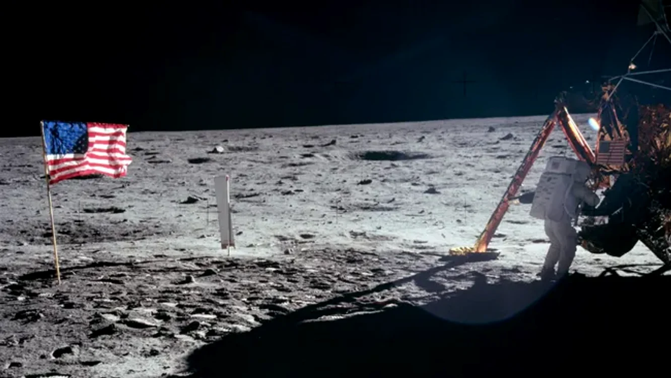 Prima misiune pe lună, Apollo 11, iulie 1969. Foto NASA
