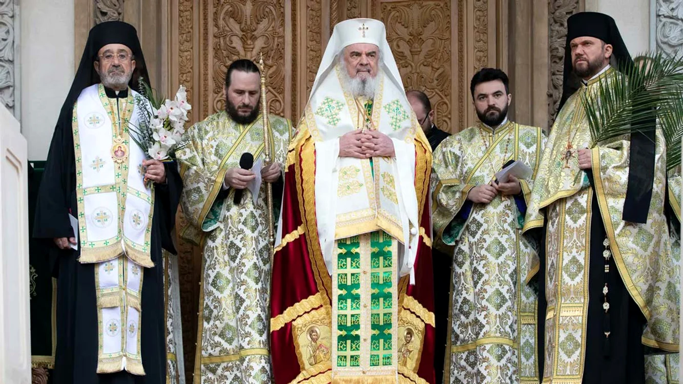 Bucureşti. Patriarhul Daniel a ținut slujba de la Catedrala Metropolitană