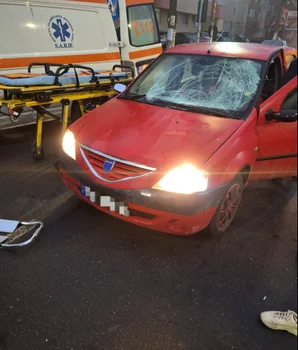 Trei persoane, printre care un copil de 9 ani, rănite pe o trecere de pietoni din Bragadiru FOTO Facebook