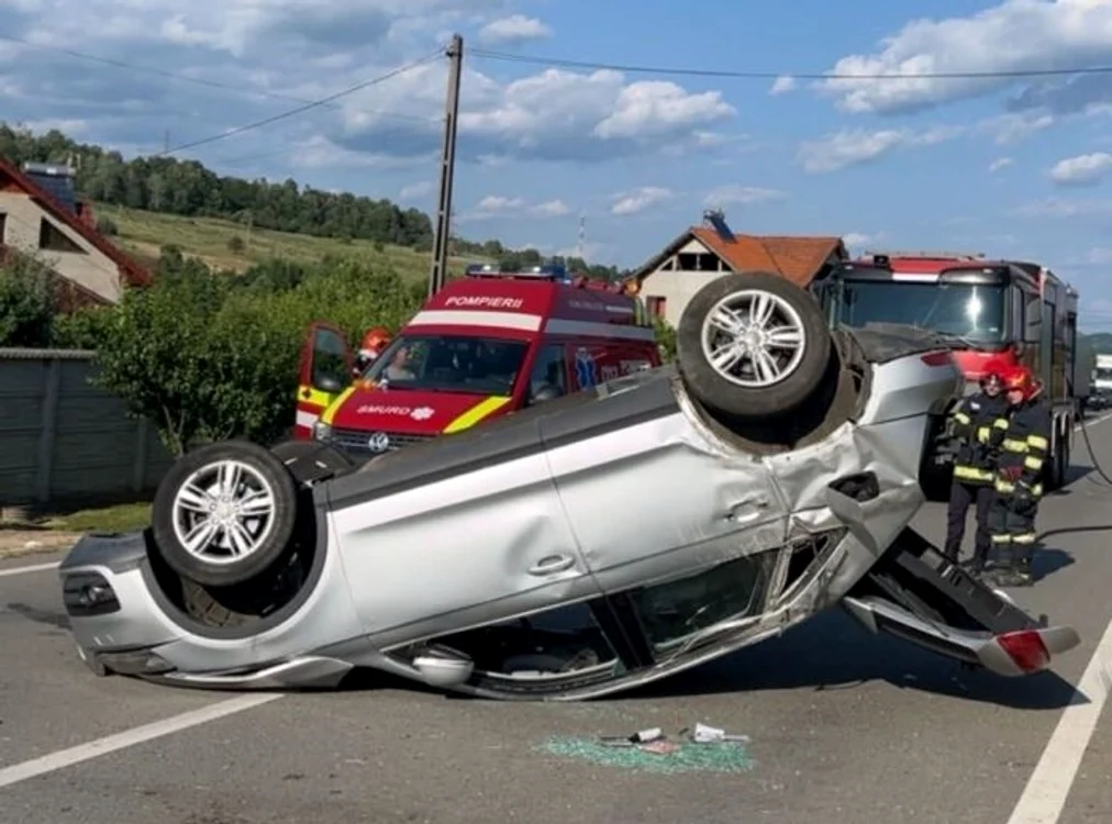 Accidentul în care a fost implicat Manțog FOTO: Radio Infinit